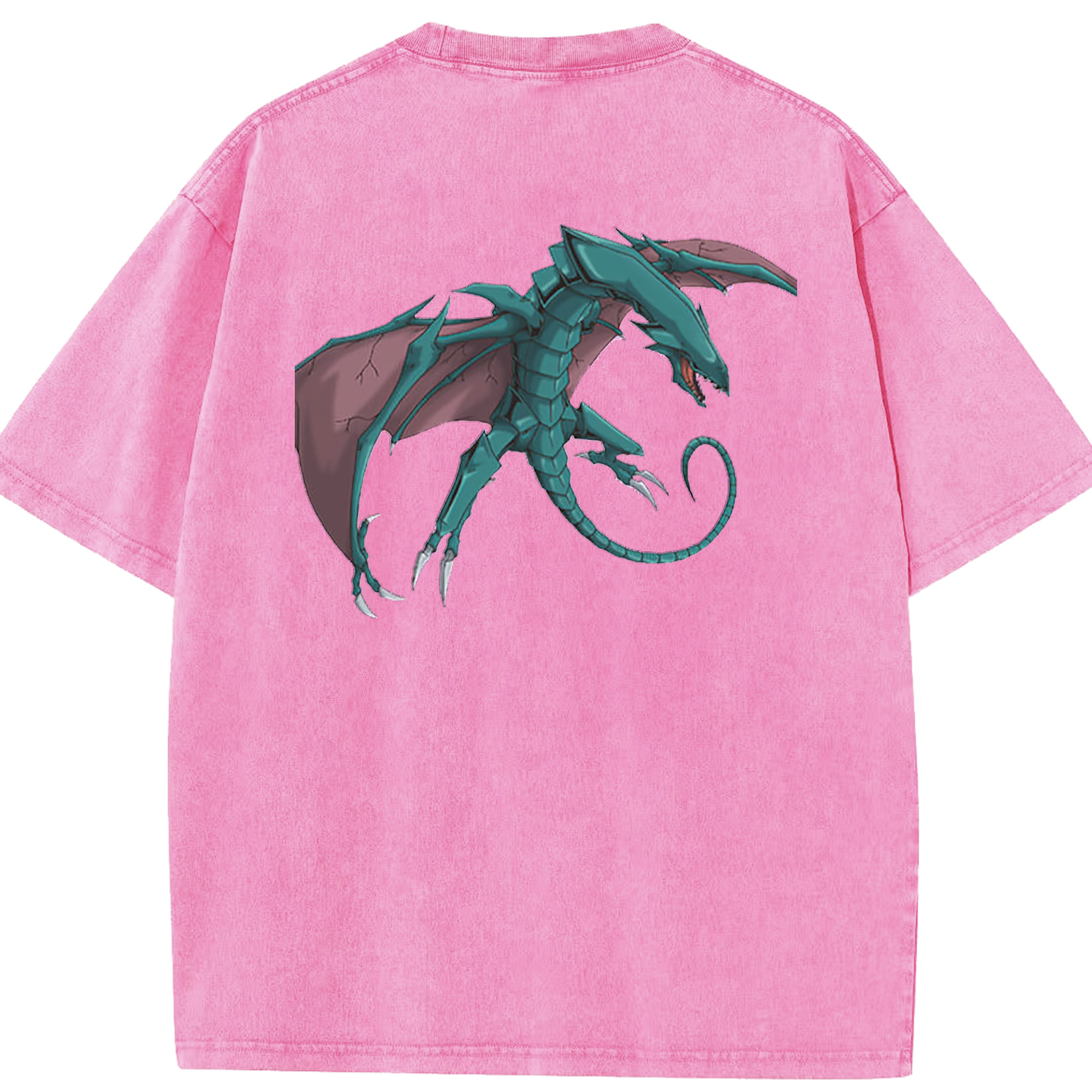 （画像用） 遊☆戯☆王 Yu-Gi-Oh! 綿100% ヴィンテージ風 半袖Tシャツ（背面プリント）